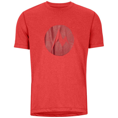 T-shirt homme Marmot Transporter Tee SS rouge VictoryRedHeather