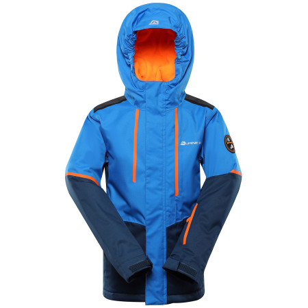 Veste d'hiver enfants Alpine Pro Zaribo bleue elec. bl. lemonade