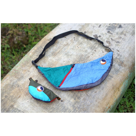 Sac banane Ticket to the moon Upcycled Sling Bag Unique Edition