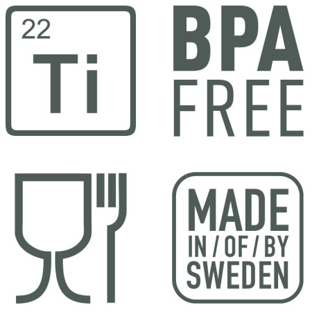 Couverts Light My Fire Spork Kit Titanium