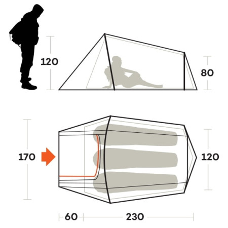 Tente ultra-légères Ferrino Sling 3