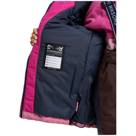 Veste d'hiver enfants Didriksons Neptun Kids Jkt 5 Heather Pink