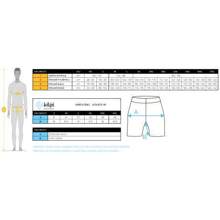 Shorts homme Kilpi Asher-M