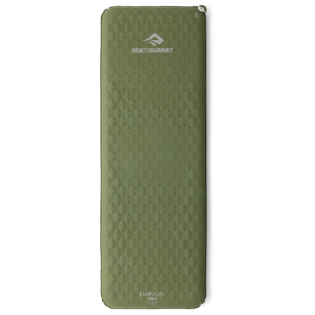 Matelas autogonflant Sea to Summit Camp Plus Self Inflating Mat Regular Rectangular Wide vert Cypress