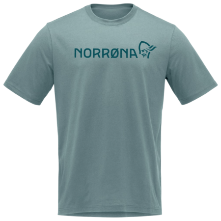 T-shirt homme Norrona 29 cotton Norrøna viking T-shirt bleu clair Trooper