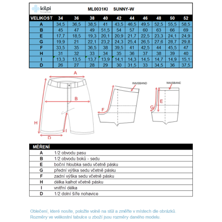 Shorts femme Kilpi Sunny-W