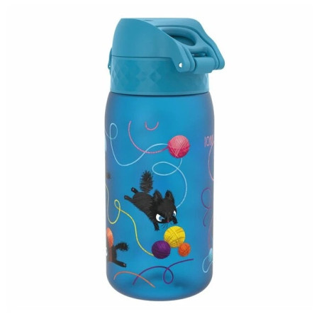 Bouteille enfant Ion8 Leak Proof Blue Cats 350ml