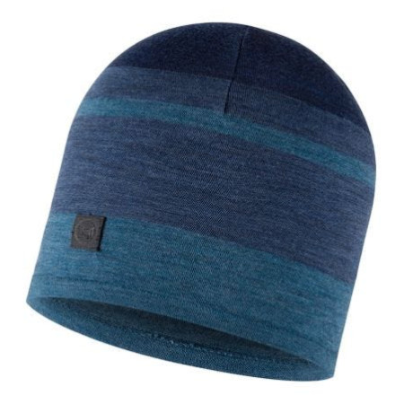 Bonnet Buff Merino Move Beanie bleue Denim