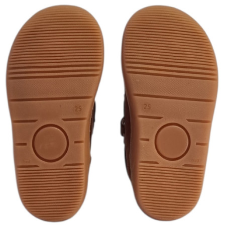 Chaussures barefoot pour enfant beBare 3602SA Tan