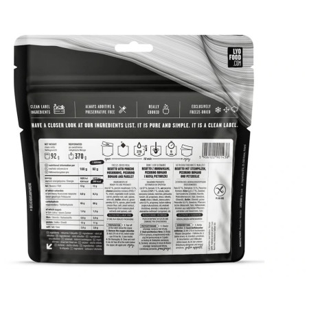 Repas déshydraté Lyo food Porcini Risotto