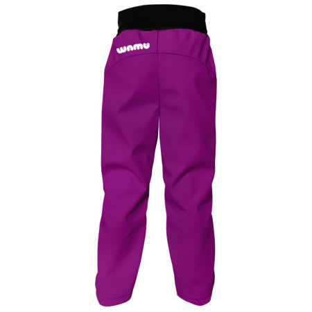 Pantalon softshell enfant WAMU Fuchsiová