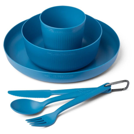 Ensemble vaisselle Sea to Summit Camp Dinnerware Set - 6 pcs bleu Cendre Blue