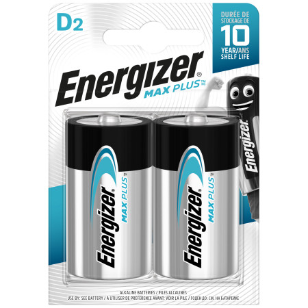 Pile Energizer Max Plus velký monočlánek D argenté
