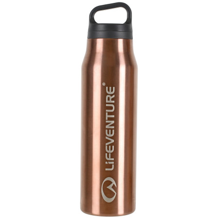 Thermos LifeVenture Hot & Cold Vacuum Flask doré Copper