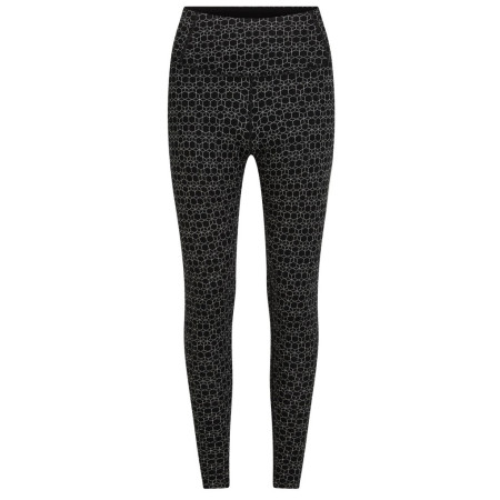 Sous-vêtements fonctionnels femme Icebreaker Women M 260 Tech Vrtx H R Leg AlpGeo noir / blanc Black/Snow/J