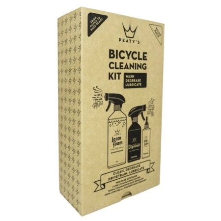 Kit nettoyage Peaty´s Gift Pack - Wash Degrease Lubricate