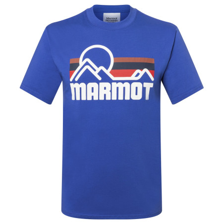 T-shirt homme Marmot Coastal Tee SS bleue Trail Blue