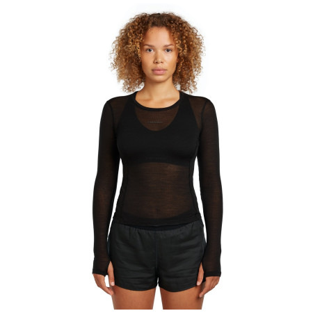 T-shirt femme Icebreaker Women Merino Blend 75 Cool-Lite™ Featherlight™ LS Crewe