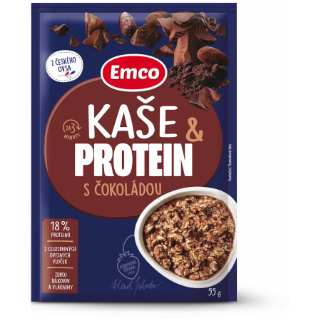 Porridge Emco Porridge protéiné au chocolat 55g