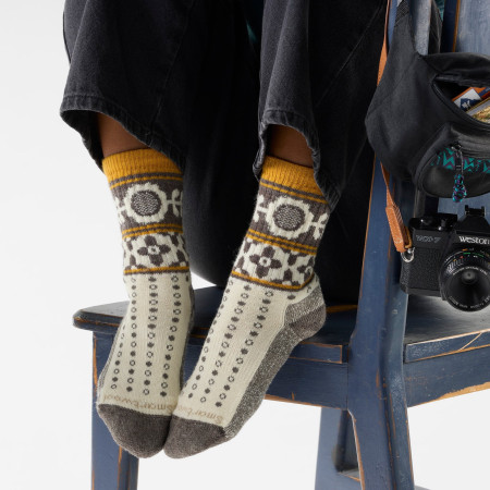Chaussettes Smartwool Women's Everyday Cozy Retro Sunflower Cr