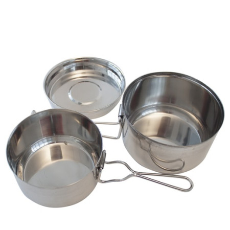 Nerezový ešus Yate Basic - 3 pièces