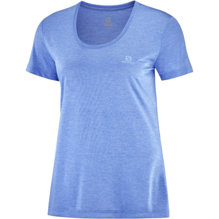 T-shirt femme Salomon Agile Ss Tee W bleue Marina