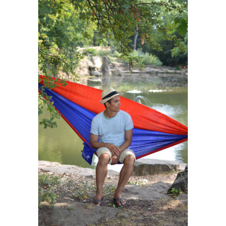 Hamac Hamaka.eu Single bleu-rouge-bleu