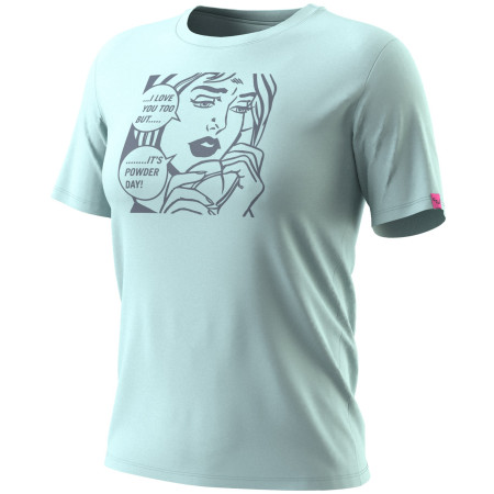 T-shirt femme Dynafit Graphic Co T-Shirt W bleu clair 3181 - cloud blue/POWDER DAY