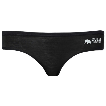 Slips brésiliens femme Zulu Bambus 210 vert Black