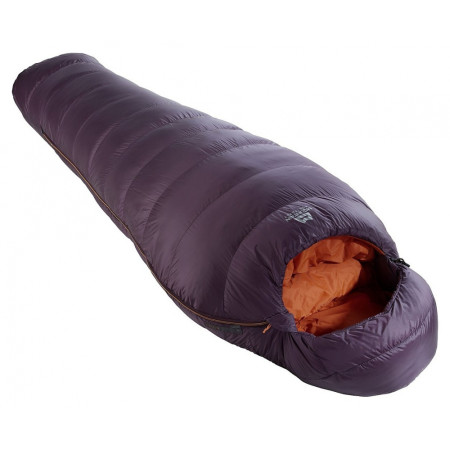 Sac de couchage en plumes Mountain Equipment Helium 400 Reg W violet Blackberry
