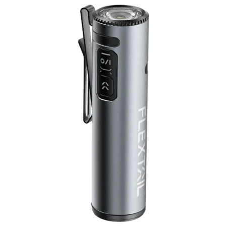 Lampe de poche LED Flextail ZERO Flashlight 1200 + EDC argenté