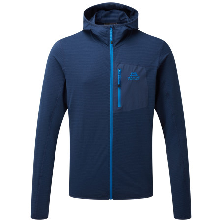 Sweat-shirt homme Mountain Equipment Lumiko Hooded Jacket Medieval Blue bleu foncé MeMedievalBlue