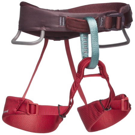 Baudrier escalade enfant Black Diamond K Momentum Harness rouge Wild Rose