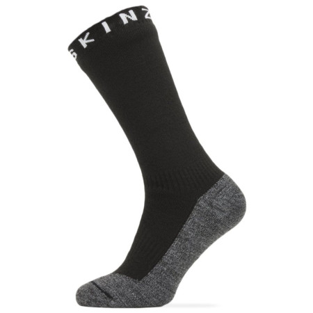 Chaussettes imperméables SealSkinz WP Warm Weather Soft Touch Mid noir / gris Black/GreyMarl/White