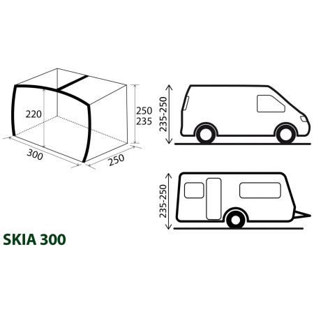 Abri Brunner Skia 300 Aerocampin