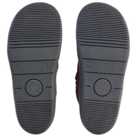 Chaussures barefoot pour enfant beBare 3555TY Bordeaux