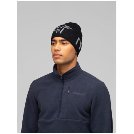 Bonnet Norrona 29 mid merinoUll logo Beanie