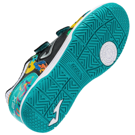 Chaussures enfant Joma Top Flex JR Black Indoor