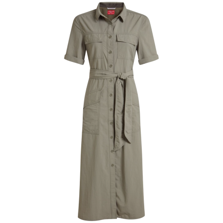 Robe femme Craghoppers NosiLife Carina Adventure beige Vert