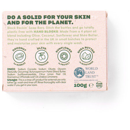 Savon voyage Totally Solid Hand Soap - Lemon & Rosemary