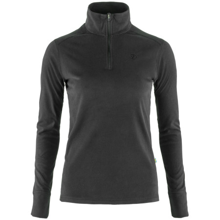 Sweat-shirt femme Fjällräven Skare Half Zip gris foncé Dark Grey