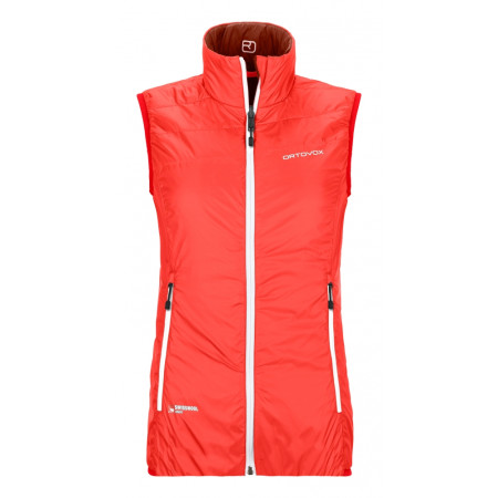 Gilet femme Ortovox Swisswool Piz Grisch Vest W orange orange