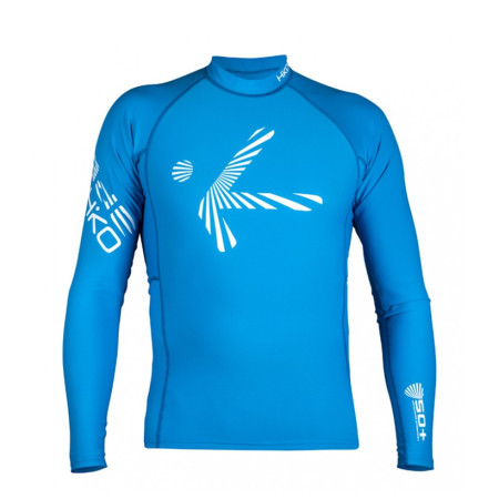 T-shirt homme Hiko SHADE PLUSH dl. r. bleue ProcessBlue