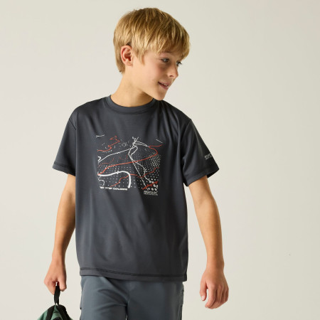 T-shirt enfant Regatta Alvarado Seal Grey