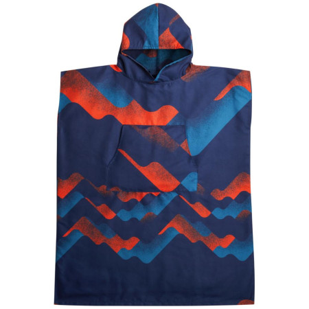 Poncho PackTowl Changing Poncho bleu foncé Riso Wave