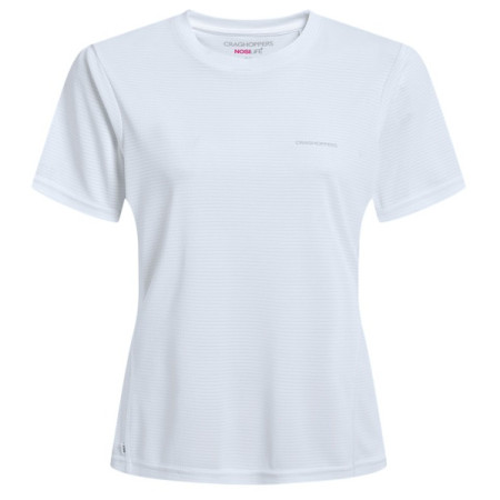 T-shirt fonctionnel femme Craghoppers NosiLIfe SolarShield+ SS T-Shirt blanc White