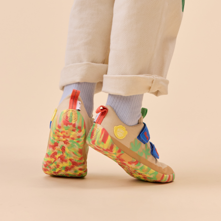 Chaussures enfant Affenzahn Sneaker Cotton Happy