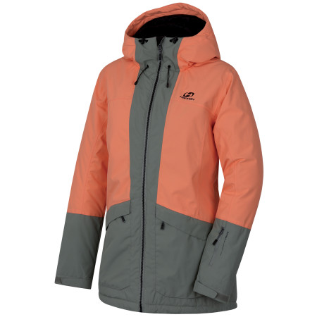 Veste de ski femme Hannah Malika gris / orange Cantaloupe/Shadow