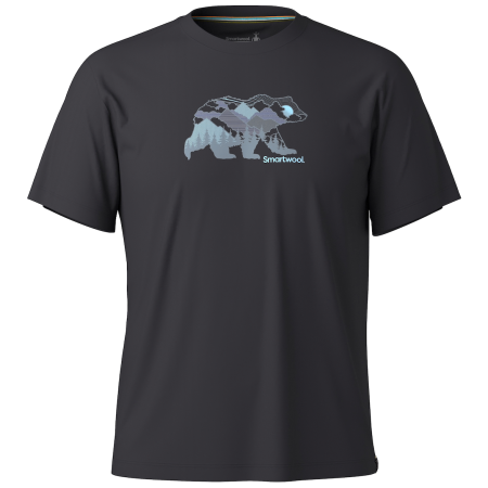 T-shirt Smartwool Bear View Short Sleeve Graphic Tee noir BLACK