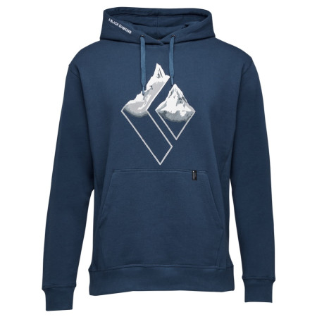 Sweat-shirt homme Black Diamond BD Mountain Logo Hoody bleue Ink Blue